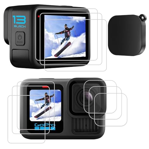ZORBES® 10PCS For Hero 13 Screen Protector Compatible with GoPro Hero 13 Black, 9H Ultra Clear Tempered Glass Screen Only for GoPro Hero13 Accessories, Screen Protector &Silicone Lens Protective Cover ZORBES® 10PCS For Hero 13 Screen Protector Compatible with GoPro Hero 13 Black, 9H Ultra Clear Tempered Glass Screen Only for GoPro Hero13 Accessories, Screen Protector &Silicone Lens Protective Cover